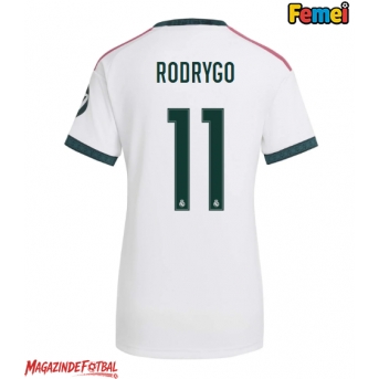 Real Madrid Rodrygo Goes #11 Tricou Fotbal Replică 2026-27 Femei Acasa